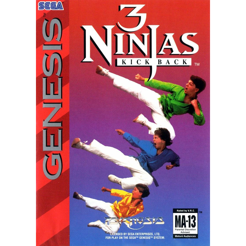 3 NINJAS KICK BACK MD FRONT COVER 800X800