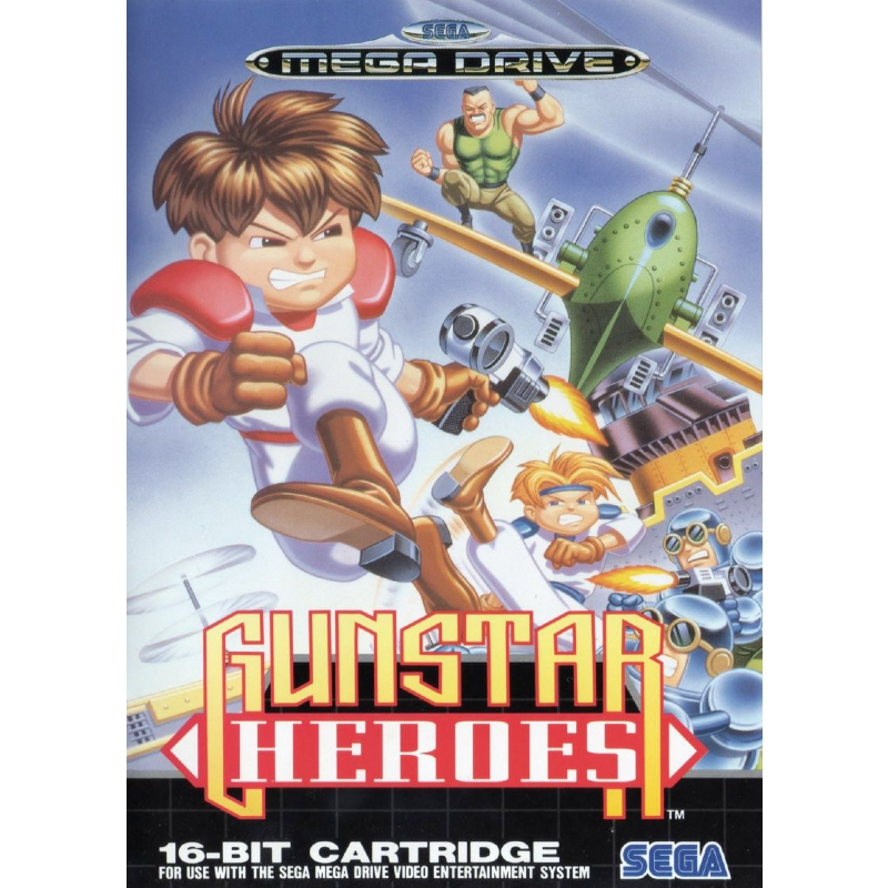 GUNSTAR HEROES MD FRONT COVER 800X800