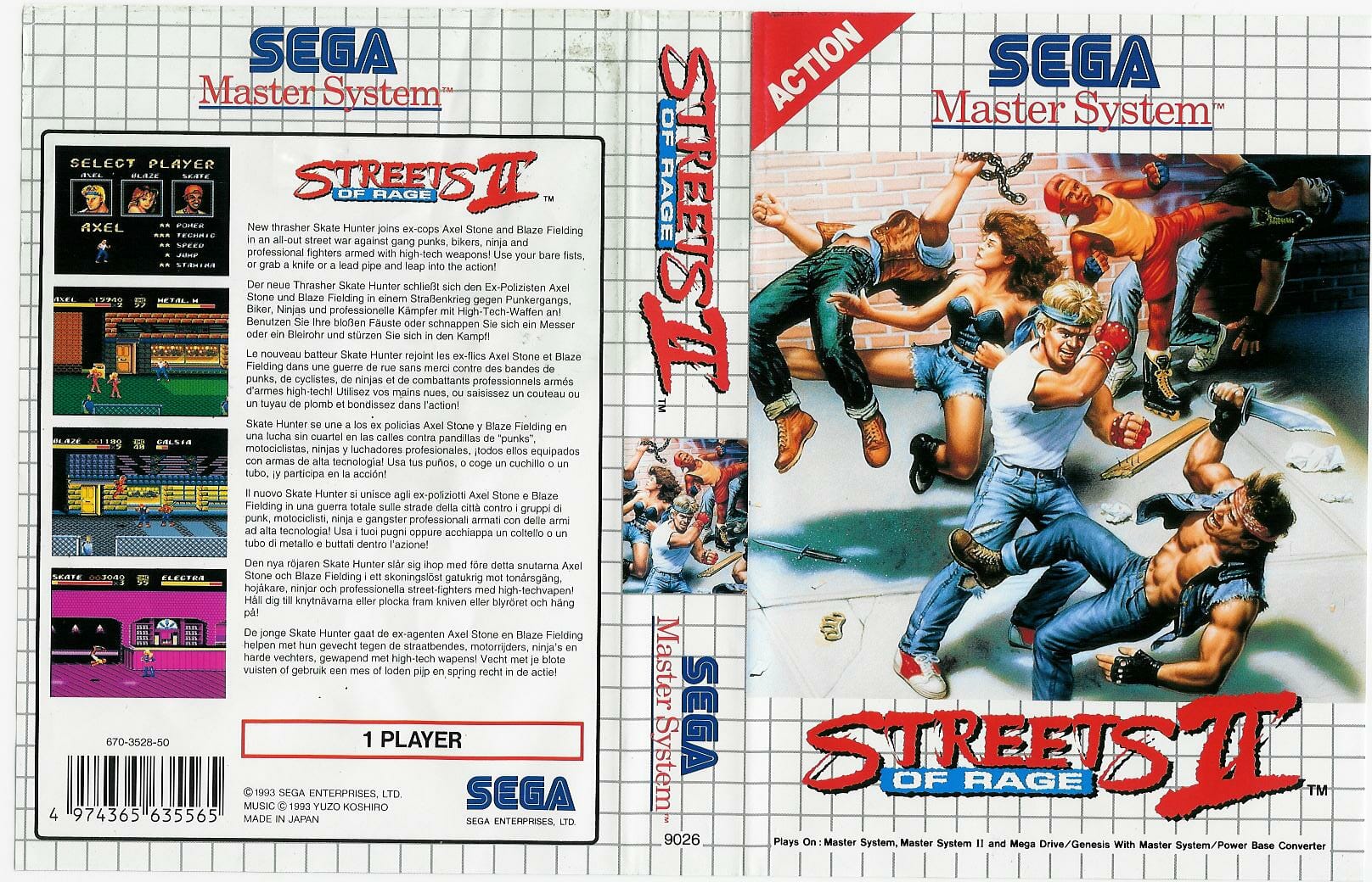 STREETS OF RAGE 2 MASTER SYSTEM - Image 3