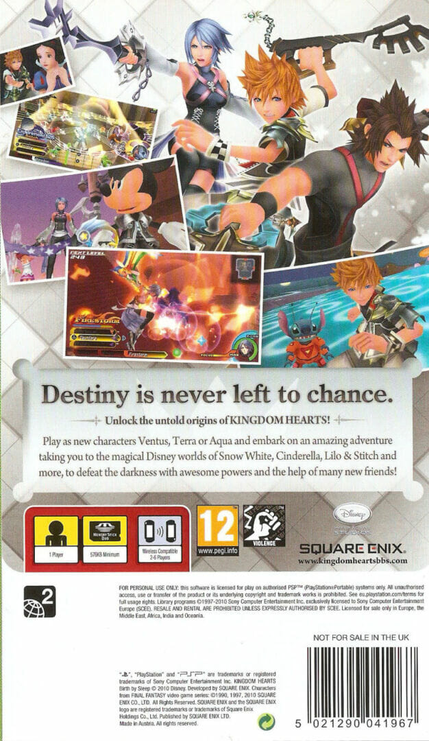 KINGDOM HEARTS: BIRTH BY SLEEP PSP (SEMI-NOVO) - Image 2