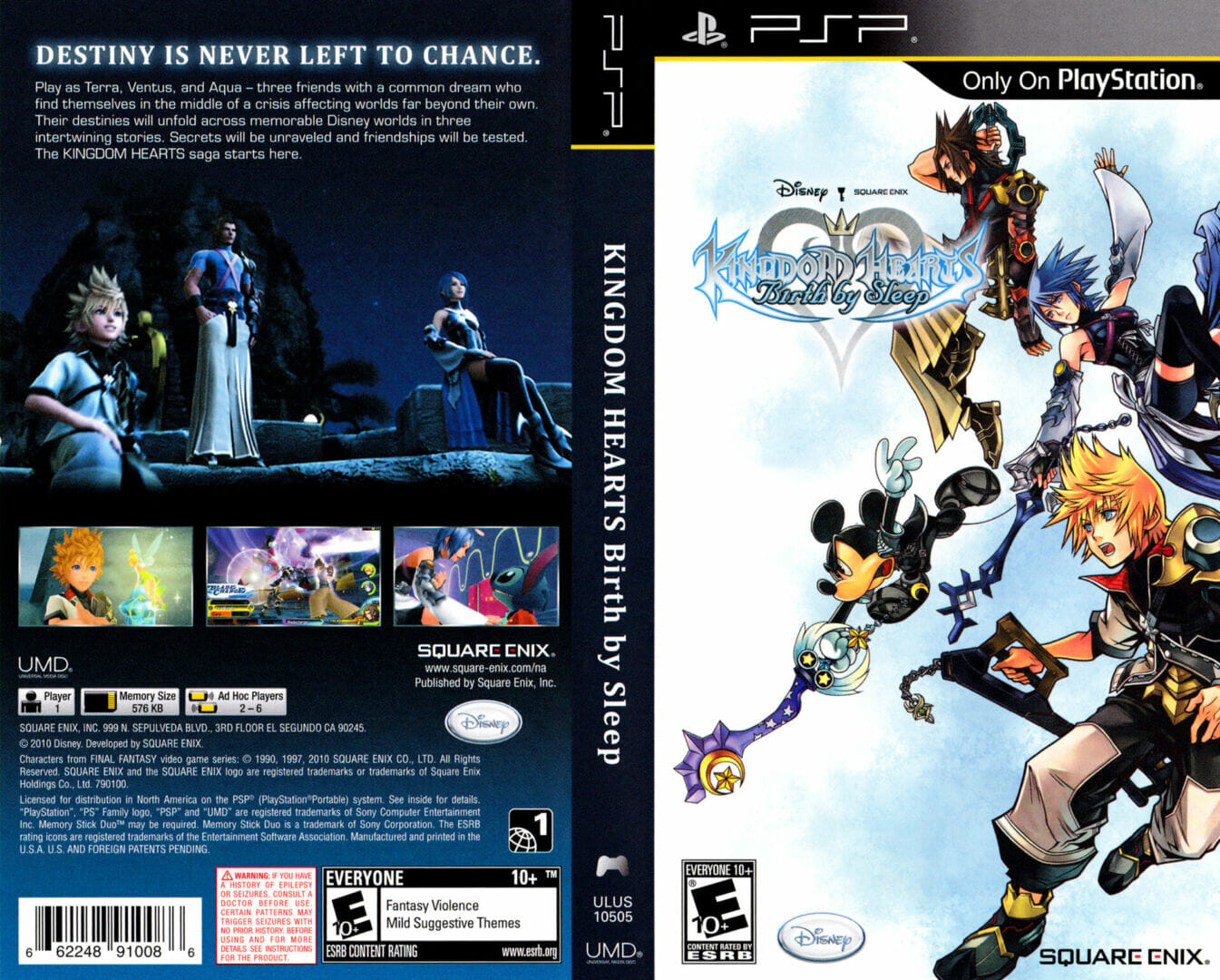 KINGDOM HEARTS: BIRTH BY SLEEP PSP (SEMI-NOVO) - Image 3