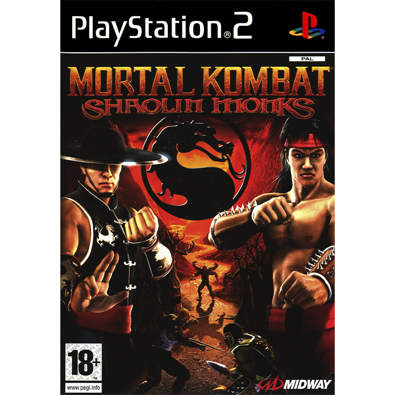 MORTAL KOMBAT SHAOLIN MONKS PS2 FRONT COVER 800X800