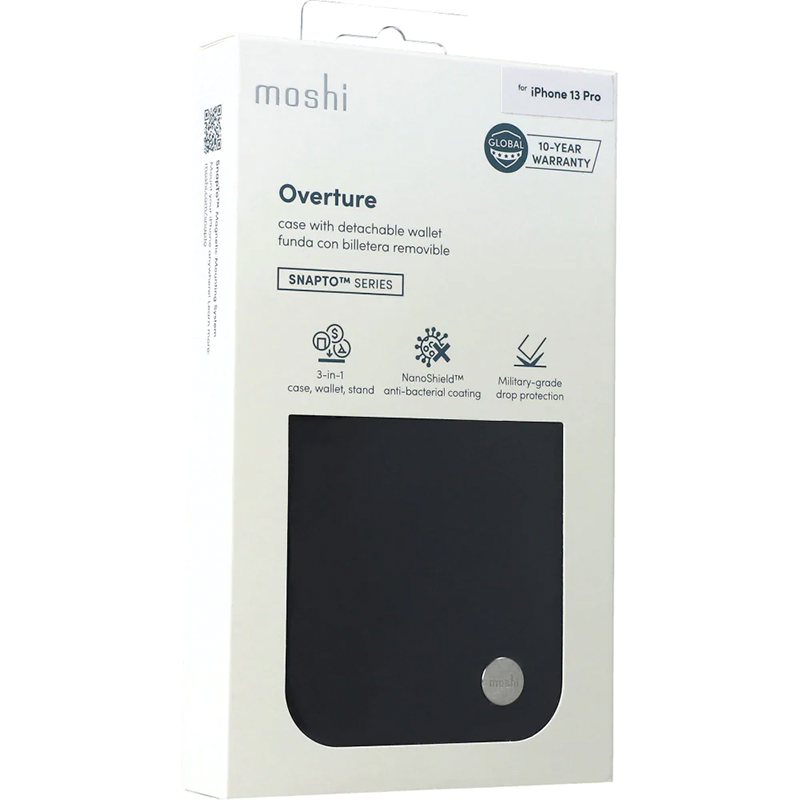 MOSHI OVERTURE IPHONE 13 PRO (JET BLACK) - Image 2