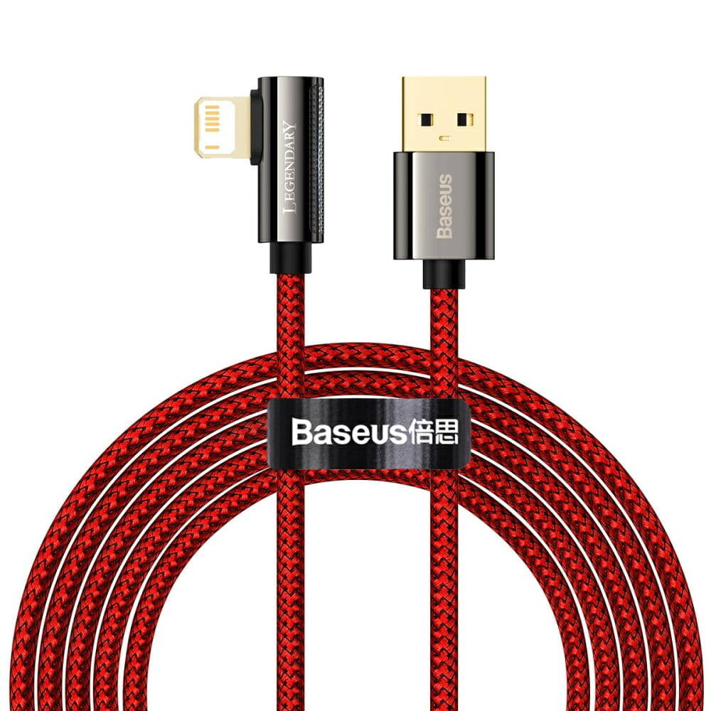 BASEUS LEGEND CABO USB PARA LIGHTNING 1MT 2.4A (VERMELHO)