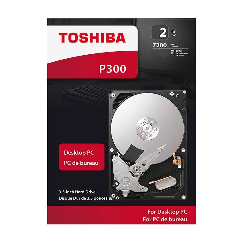 TOSHIBA P300 3.5" HDD 2TB BULK