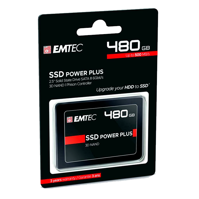 EMTEC X150 SSD POWER PLUS 2.5" SATA III 480GB