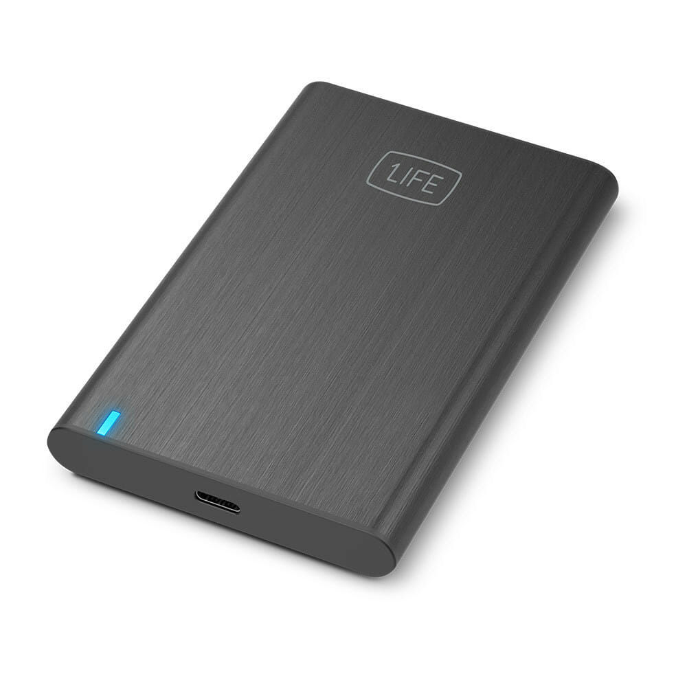 1LIFE HD: RAPID CAIXA PARA DISCO SATA 2.5" USB-C 3.1