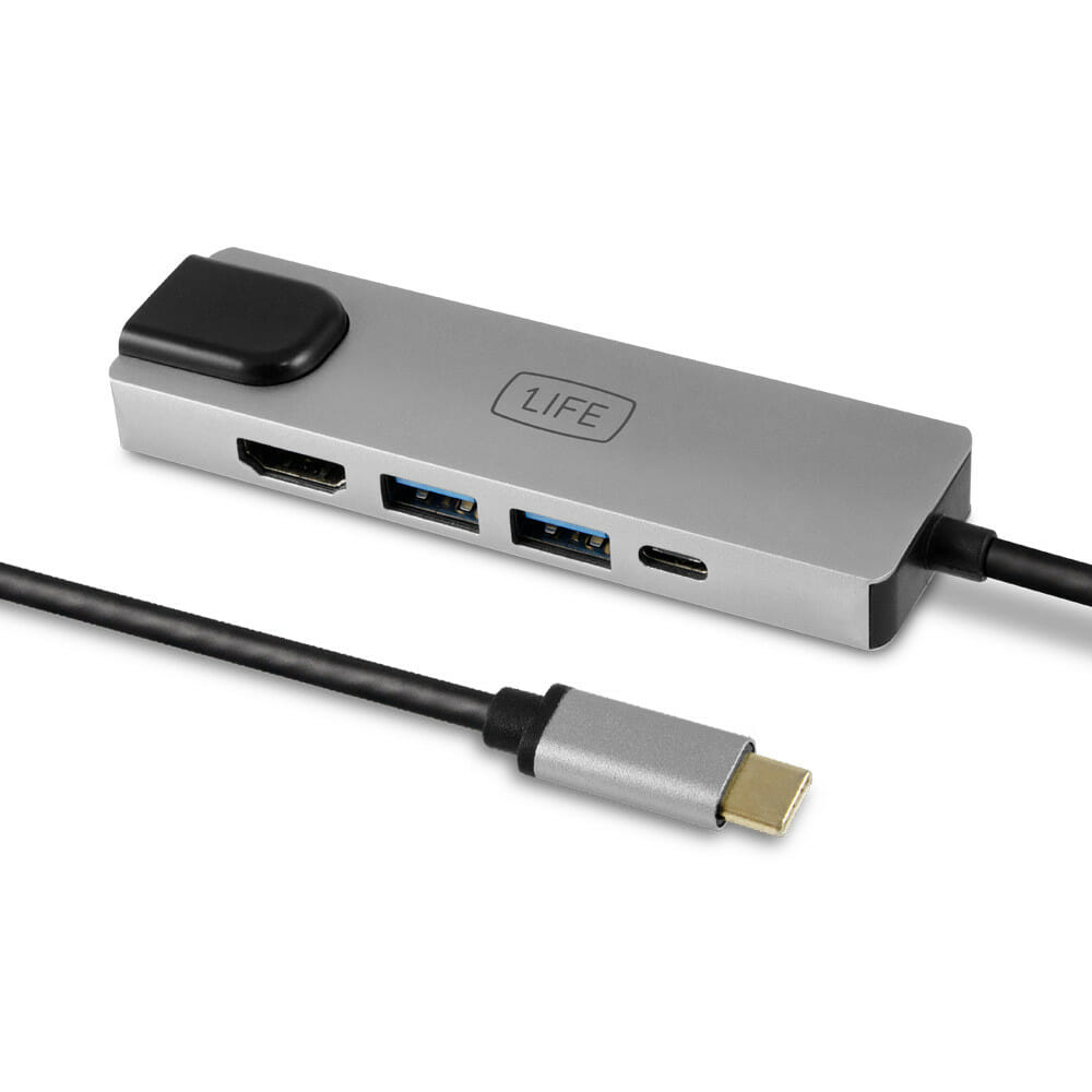 1LIFE USB C 5 IN 1 HUB HDMIDEXRJ45