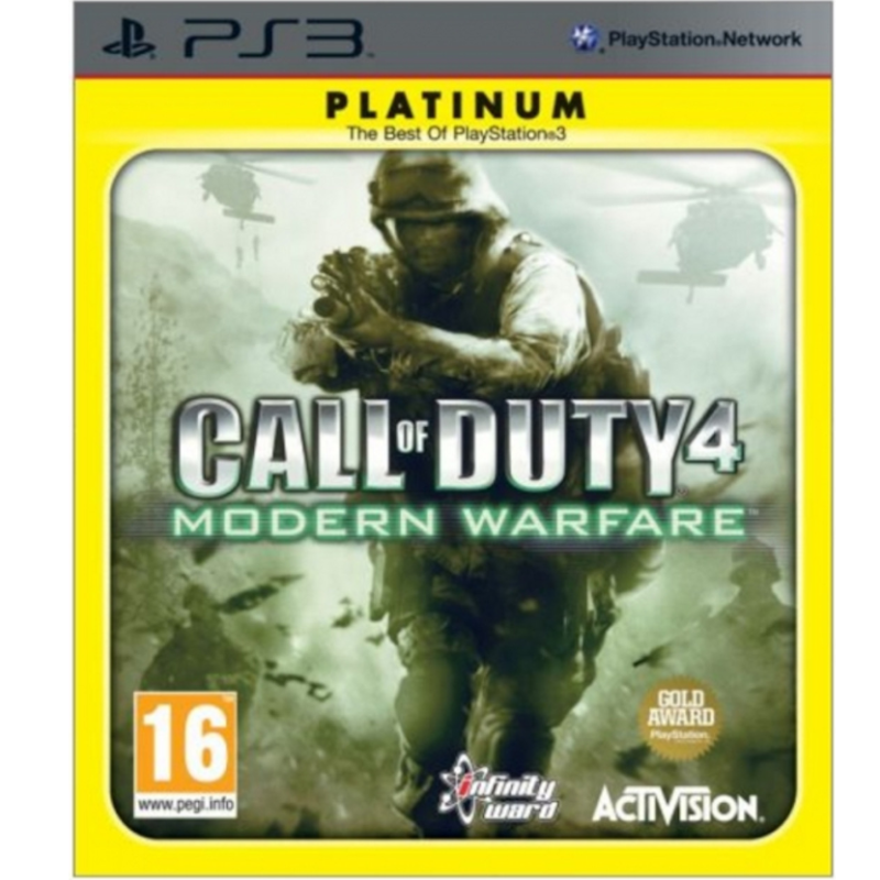 CALL OF DUTY 4 MODERN WARFARE PLATINUM PS3 FC