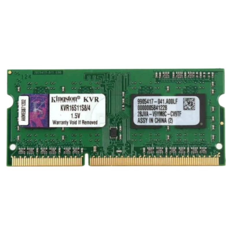KINGSTON DDR3 4GB 1600MHZ  STD HEIGHT 30MM CL11