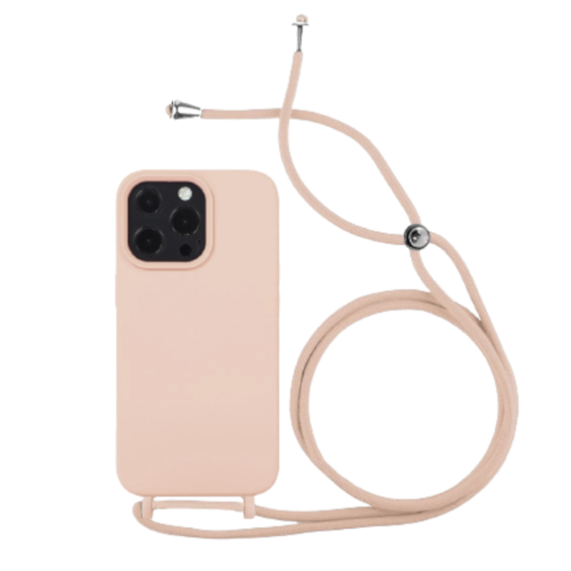 CAPA PARA IPHONE SILKY COM CORDÃO