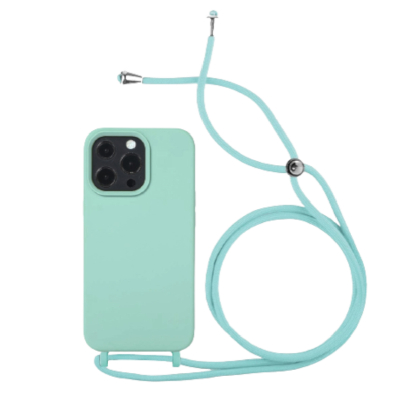 CAPA PARA IPHONE SILKY COM CORDÃO