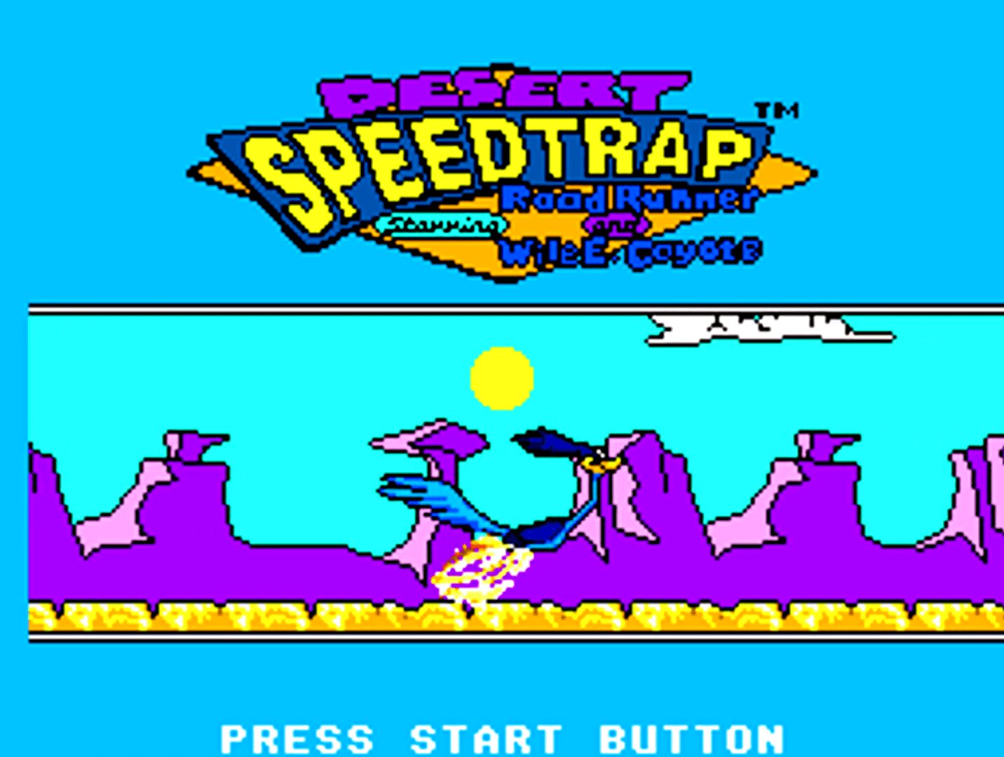 DESERT SPEEDTRAP - STARRING ROAD RUNNER AND WILE E. COYOTE MS - Image 2