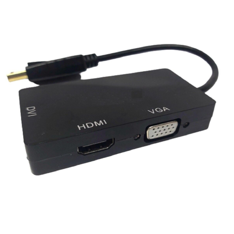 ADAPTADOR/CONVERSOR 4K DISPLAYPORT PARA DVI/HDMI/VGA Q-DP501