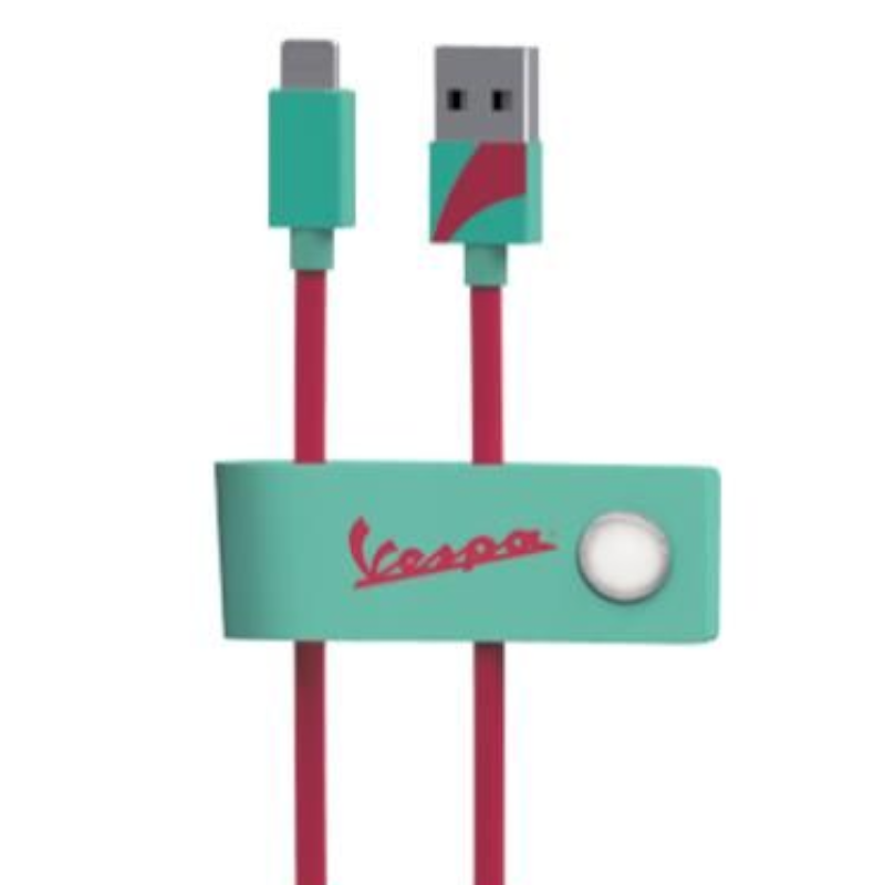TRIBE CABO USB LIGHTNING (VESPA ACQUAMARINA)