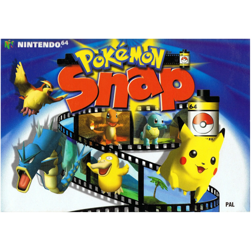 POKÉMON SNAP N64 (S/CAIXA, S/MANUAIS)