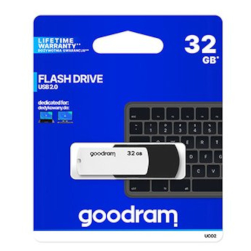 GOODRAM FLASHDRIVE USB 2.0 32GB UC02