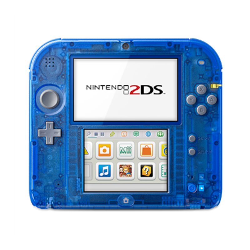 CONSOLA NINTENDO 2DS (AZUL TRANSPARENTE)