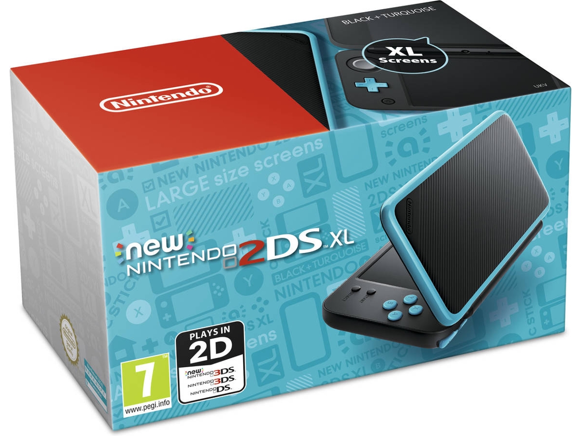 CONSOLA NINTENDO NEW 2DS XL (PRETO/TURQUESA) - Image 2