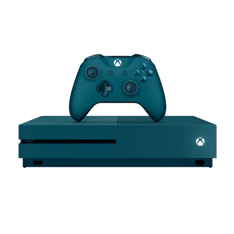CONSOLA XBOX ONE S 500GB GEARS OF WAR 4 DEEP BLUE BUNDLE