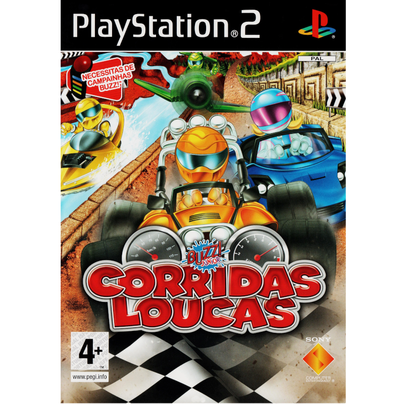 BUZZ! JUNIOR CORRIDAS LOUCAS PS2