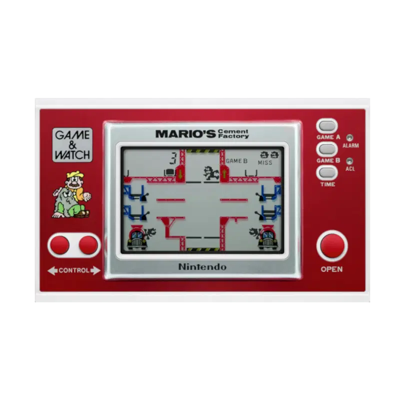 GAME WATCH MARIOS CEMENT FACTORY FC