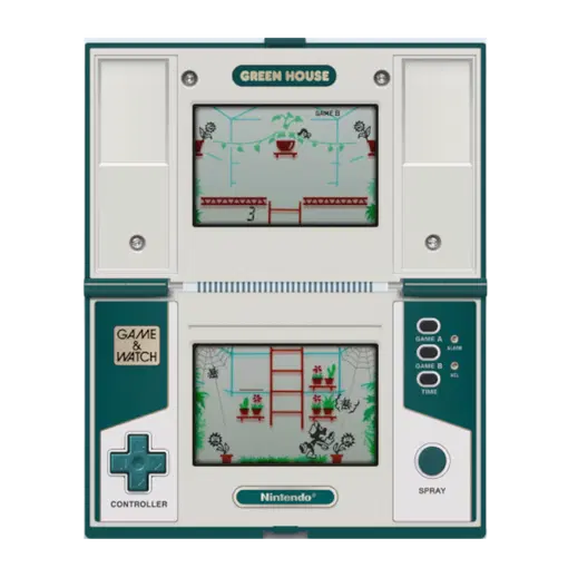GAME & WATCH GREEN HOUSE