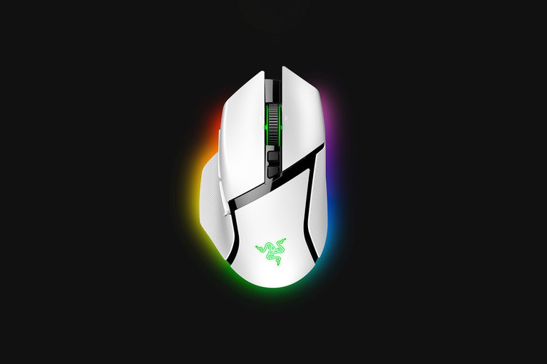 RAZER GAMING MOUSE BASILISK V3 PRO WHITE - Image 4