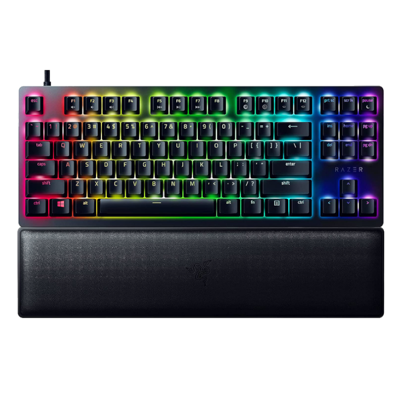 RAZER TECLADO HUNTSMAN V2 TENKEYLESS (INTERRUPTOR VERMELHO) (LAYOUT US)