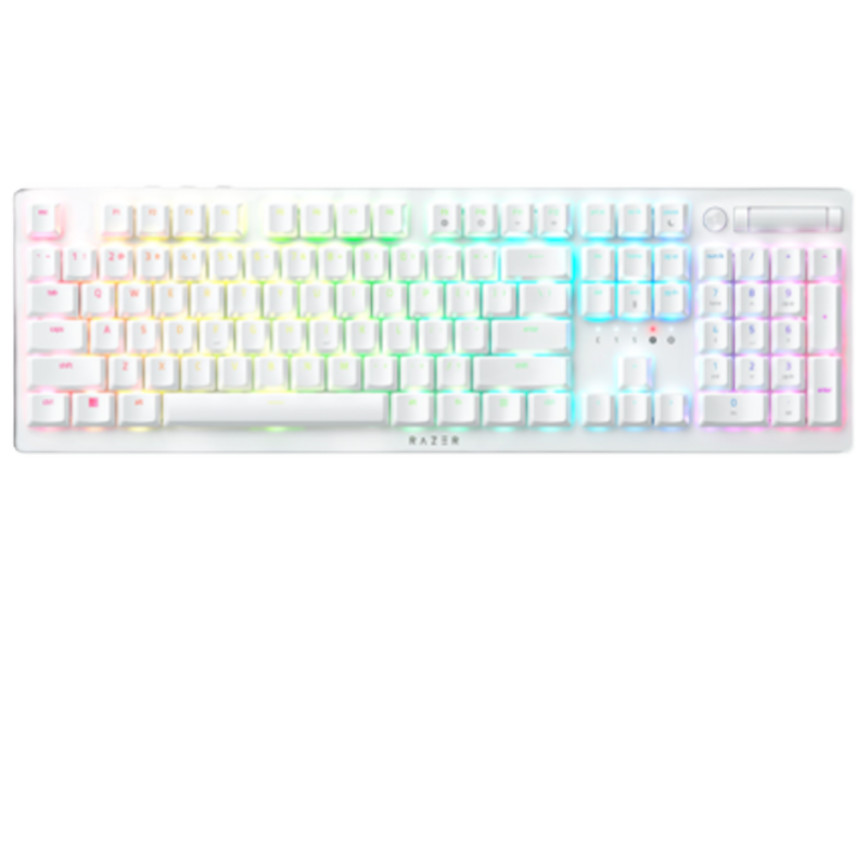 RAZER TECLADO DEATHSTALKER V2 PRO (INTERRUPTOR ROXO) WHITE (LAYOUT US)
