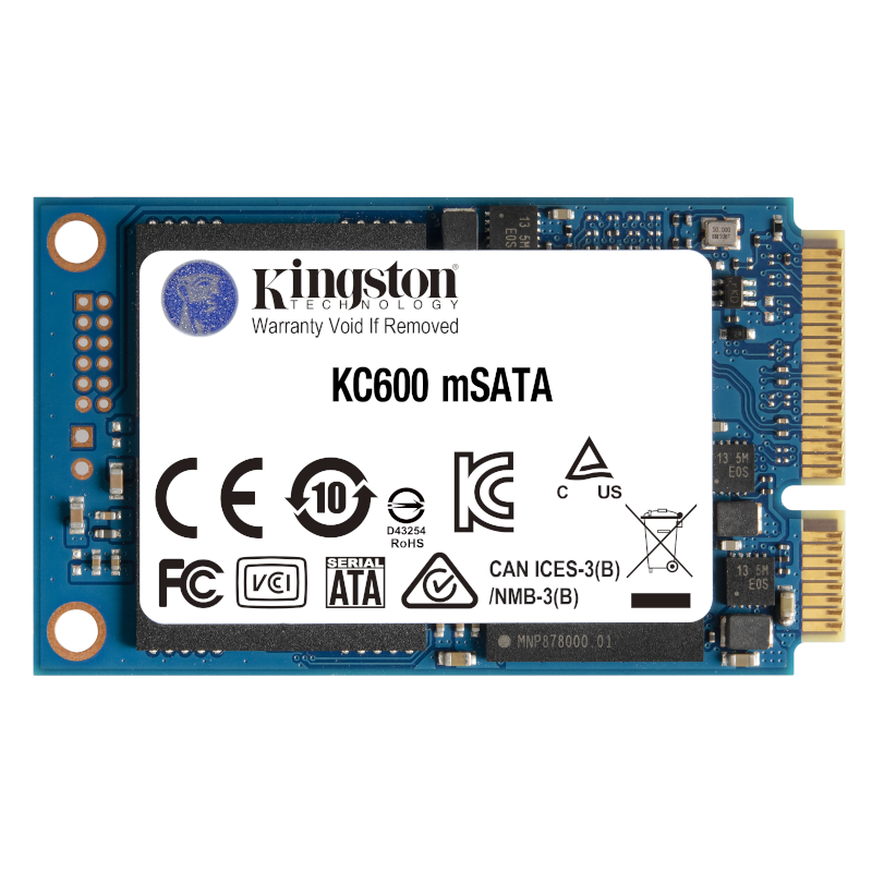 KINGSTON DISCO SSD 256G KC600 SATA3 mSATA FC