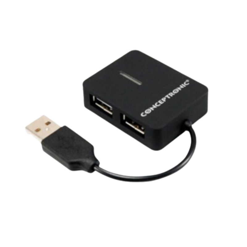 CONCEPTRONIC MINI HUB 4 PORTAS USB