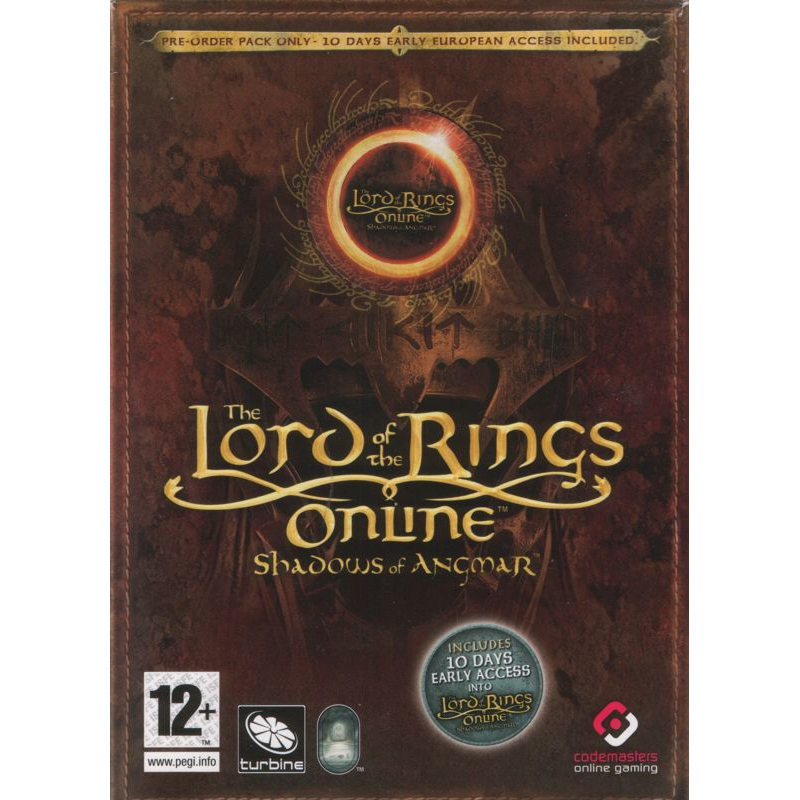 THE LORD OF THE RINGS ONLINE SHADOWS OF ANGMAR PC