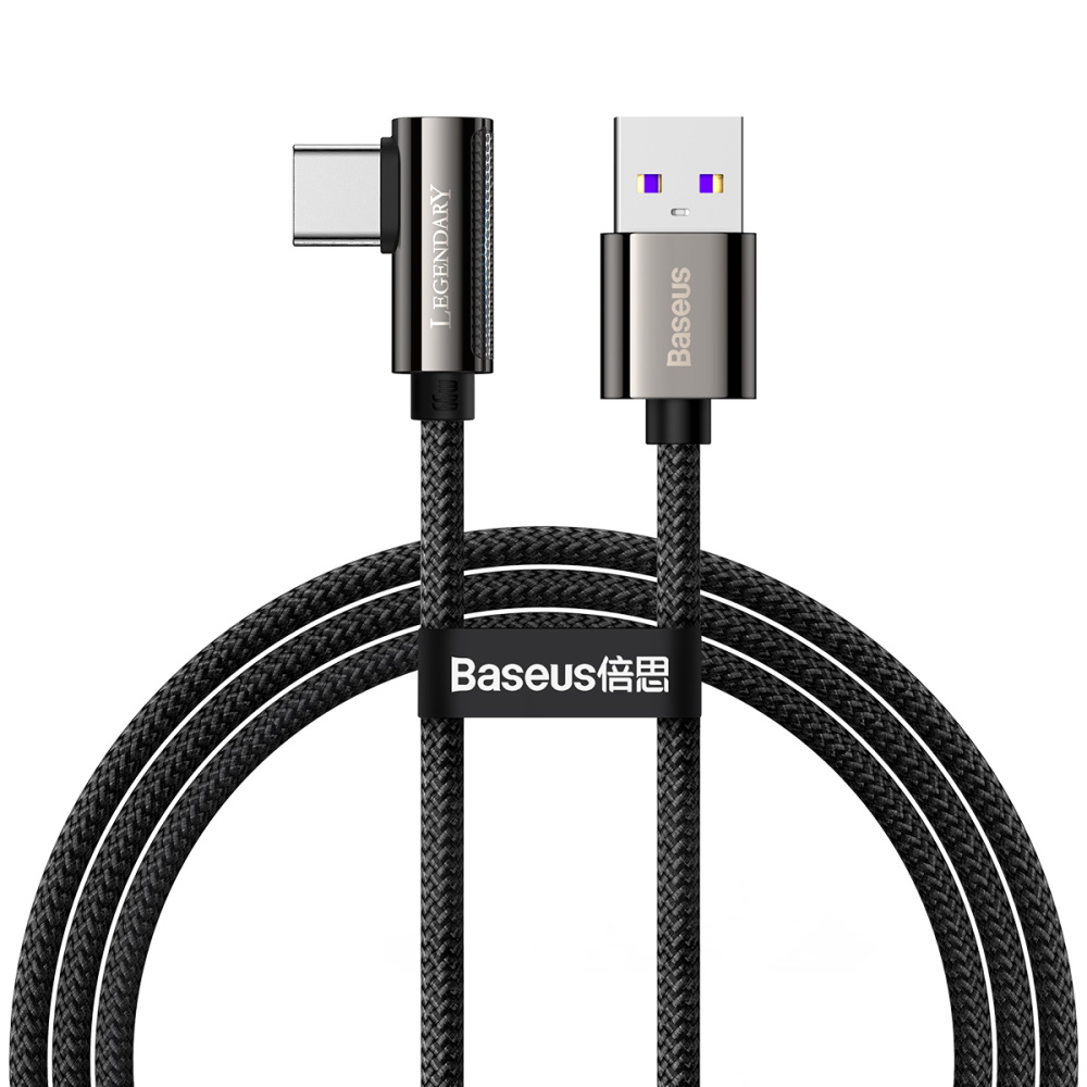 BASEUS CABO LEGEND SERIES USB PARA TYPE-C 66W 2MTS (PRETO)