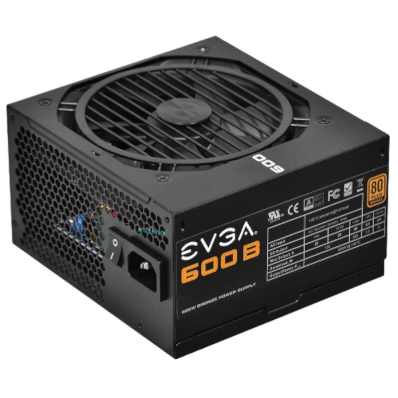 EVGA FONTE DE ALIMENTACAO 600W BR 80 PLUS BRONZE FC