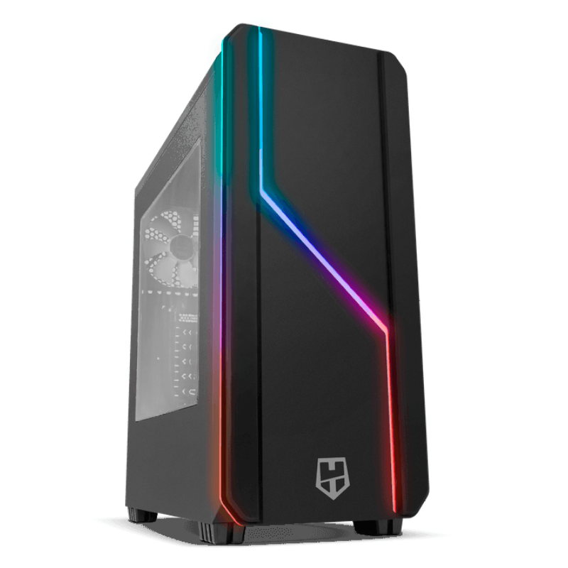 NOX CAIXA HUMMER MC PRO ARGB (PRETA)