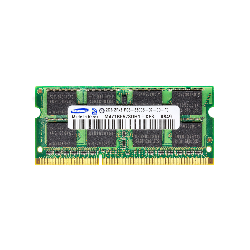 SAMSUNG 2GB 1RX8 PC3 8500S DDR3 (SEMI-NOVA)