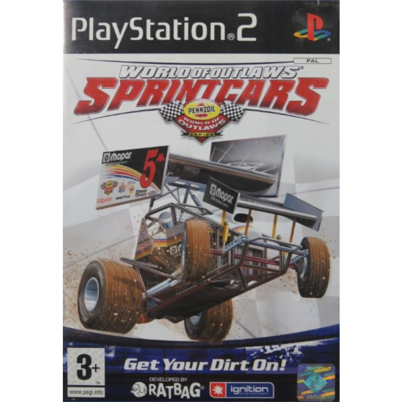 WORLD OF OUTLAWS SPRINT CARS PS2