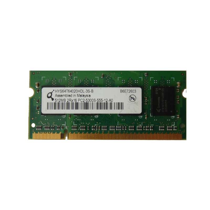 QIMONDA 512MB PC2 5300S 667MHZ SEMI NOVA FC