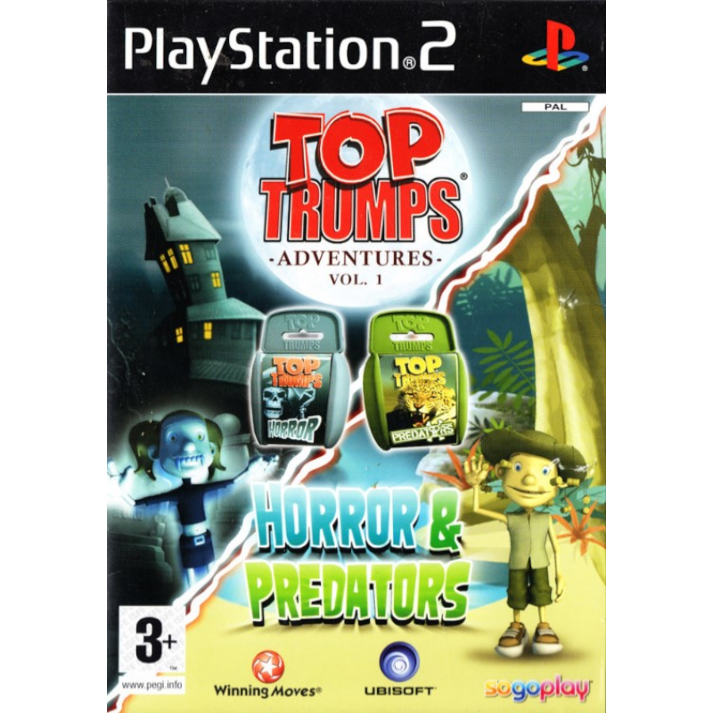 TOP TRUMPS HORROR & PREDATORS PS2