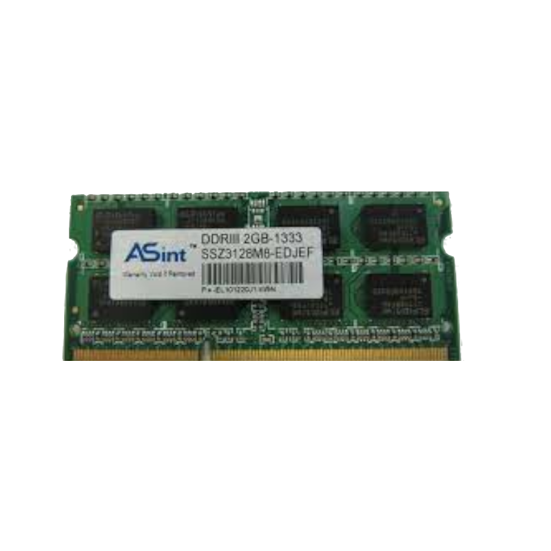 ASINT 2GB 1333MHZ PC3 10600S DDR3 SODIMM (SEMI-NOVA)