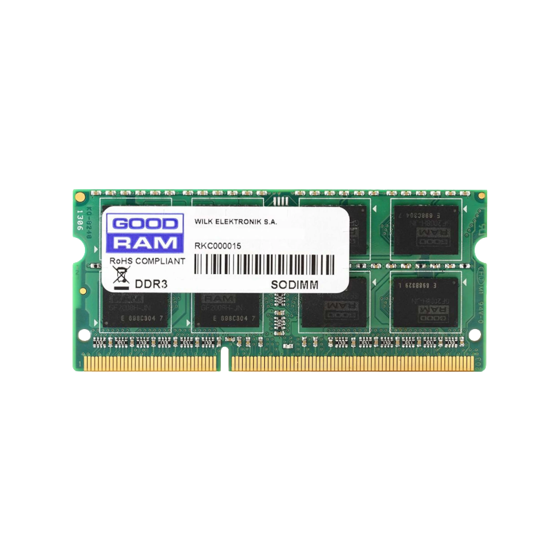 GOODRAM 8GB 1333MHZ PC3 10600 DDR3 SODIMM (SEMI-NOVA)