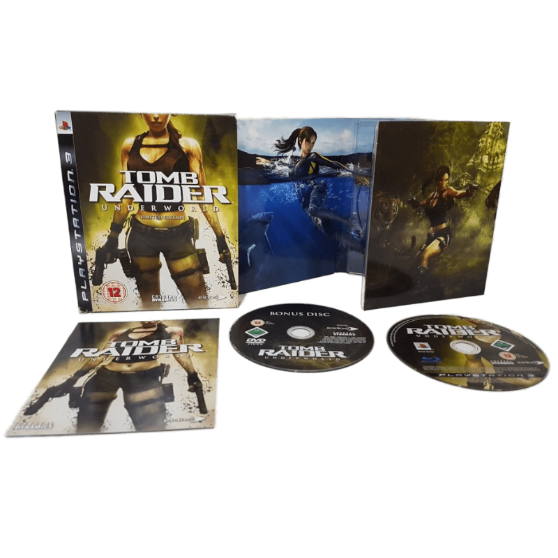 TOMB RAIDER UNDERWORLD (LIMITED EDITION) PS3 (SEMI-NOVO)