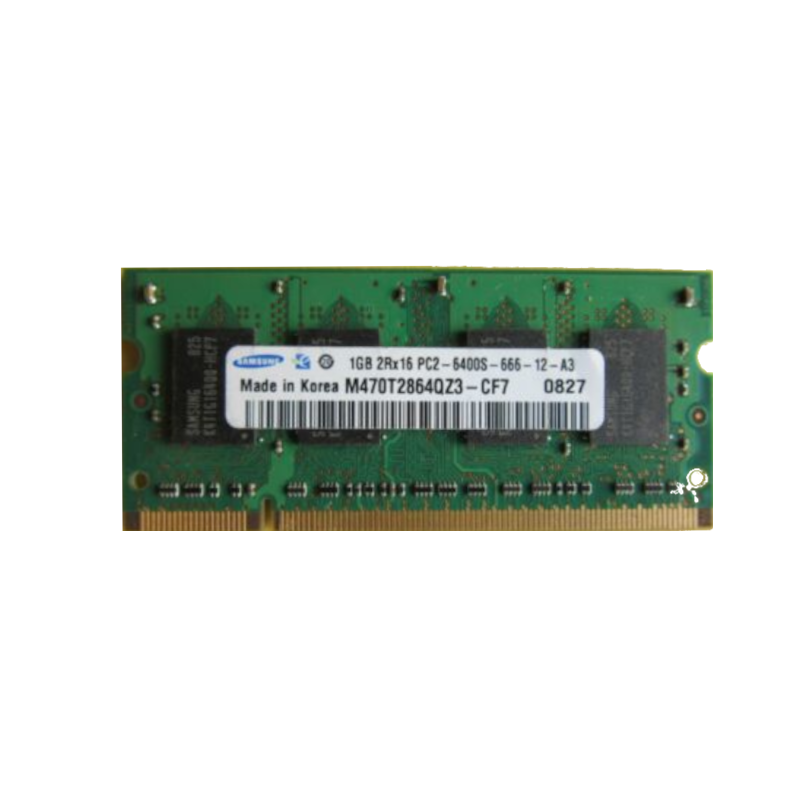 SAMSUNG 1GB PC2 6400S 800MHZ SODIMM DDR2 (SEMI-NOVA)