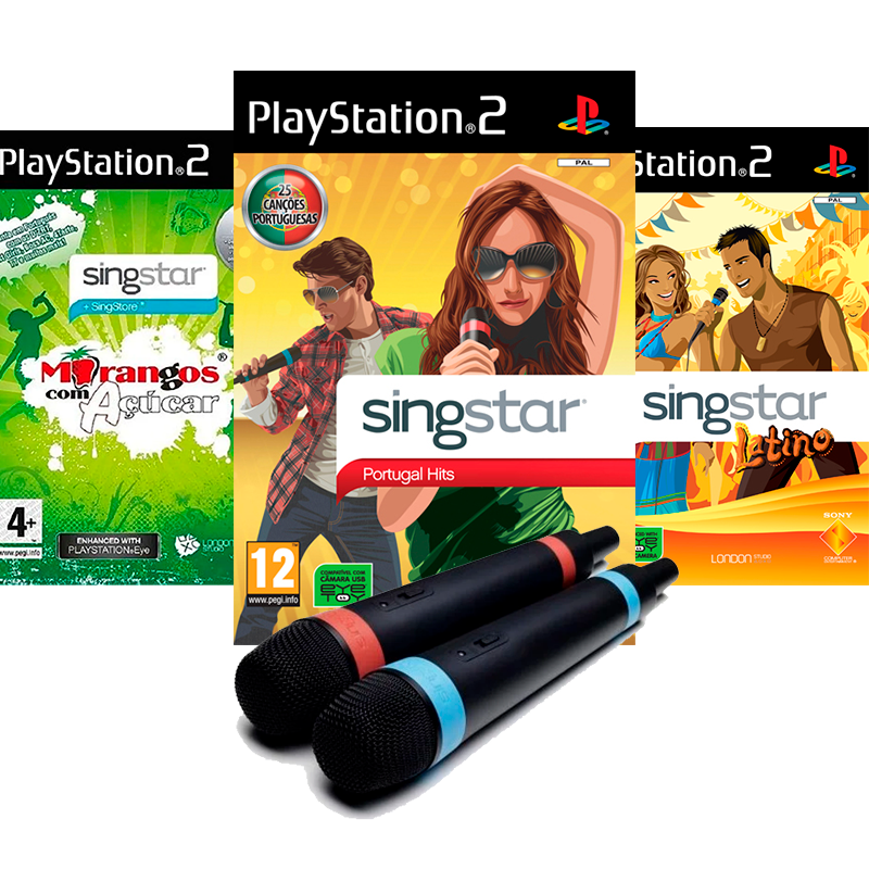 JOGOS SINGSTAR PS2