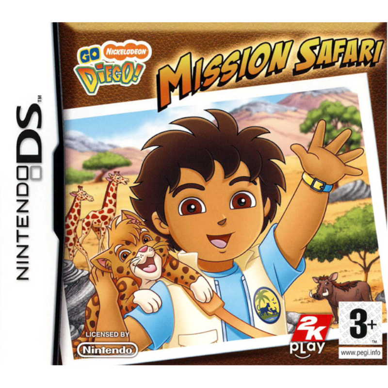 DIEGO MISSION SAFARI NDS (S/CAIXA, S/MANUAIS) (SEMI-NOVO)