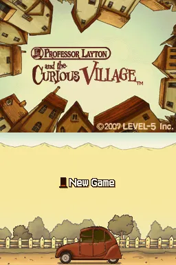 PROFESSOR LAYTON AND THE CURIOUS VILLAGE NDS (S/CAIXA, S/MANUAIS) (SEMI-NOVO) - Image 2