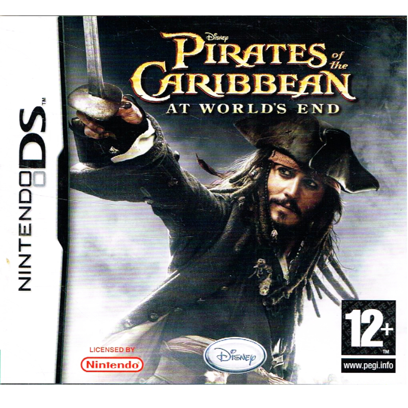 DISNEY PIRATES OF CARIBBEAN AT WORLDS END NDS (S/CAIXA, S/MANUAIS) (SEMI-NOVO)