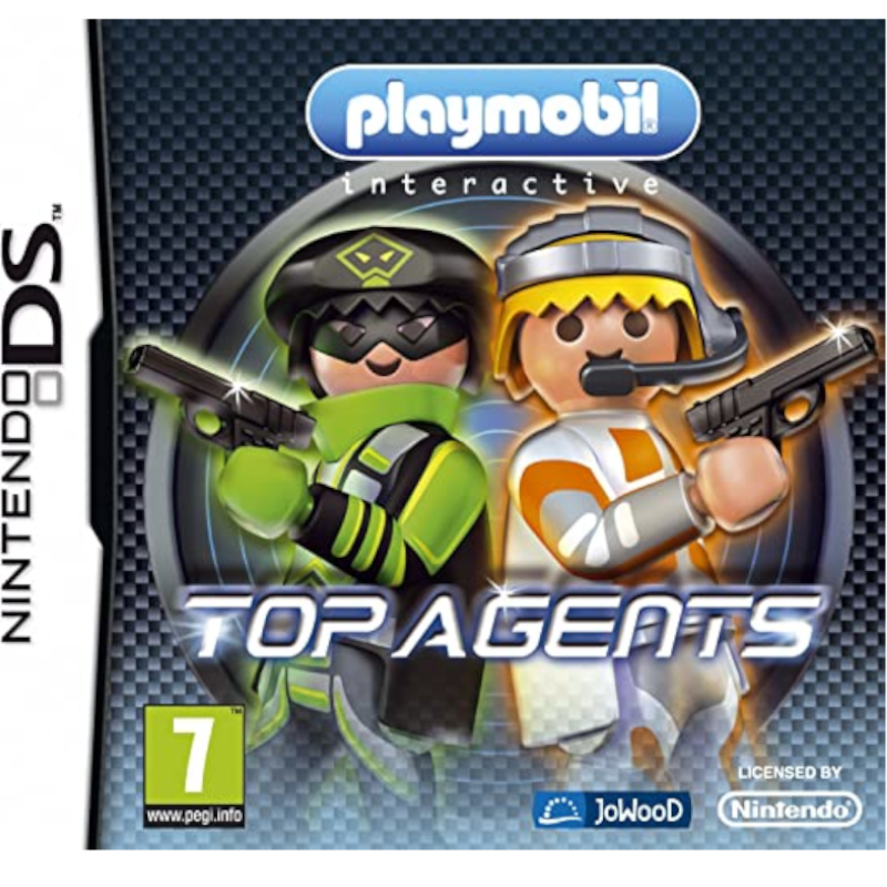 PLAYMOBIL TOP AGENTS NDS (S/CAIXA, S/MANUAIS) (SEMI-NOVO)