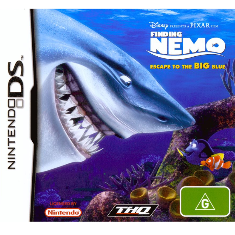 DISNEY FINDING NEMO ESCAPE TO THE BIG BLUE NDS FC